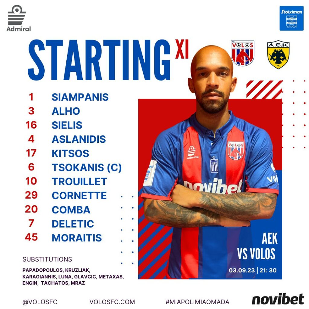 Βασικός ο Τρουιγιέ κόντρα στην ΑΕΚ