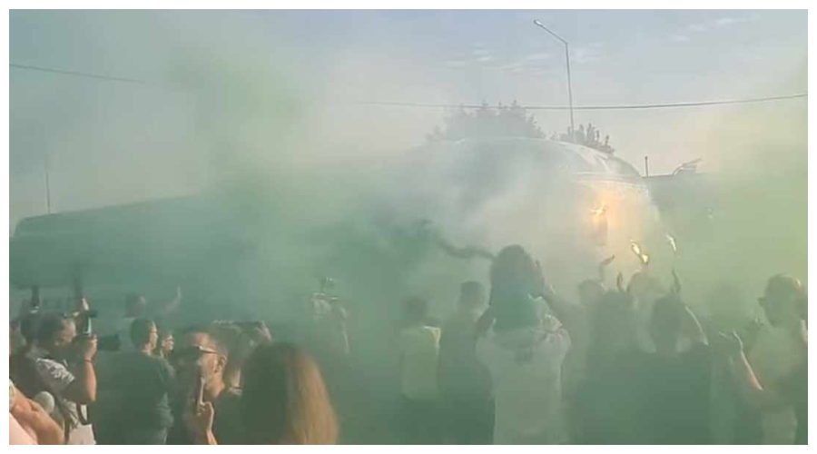 Τρομερή υποδοχή για Παναθηναϊκό στο Αγρίνιο! (pic+vid)