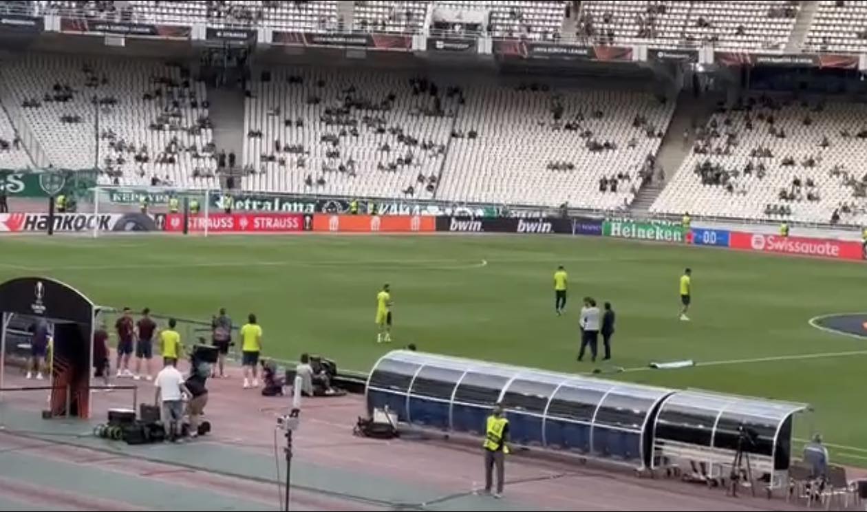 Στο ΟΑΚΑ η Βιγιαρεάλ - Αποδοκιμασίες από τους οπαδούς του Παναθηναϊκού (vid)