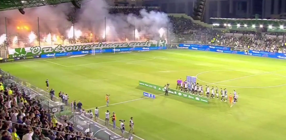 Παναθηναϊκός-ΠΑΟΚ: Πανό με νόημα στη Θύρα 13 (pic)