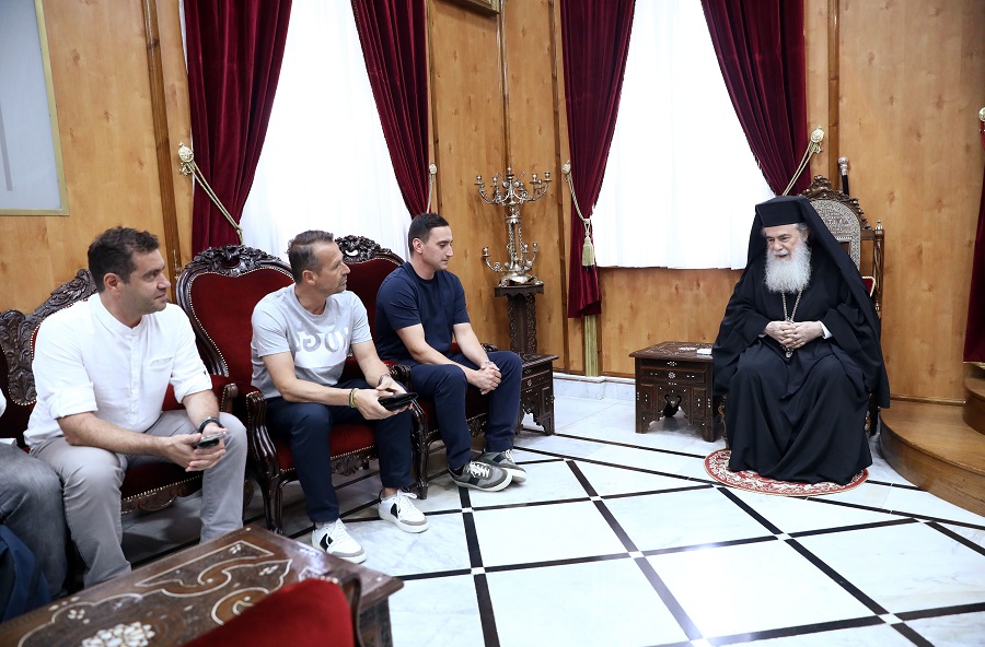 Παναθηναϊκός: Επισκέφθηκε τον Πατριάρχη Ιεροσολύμων αντιπροσωπεία της ΠΑΕ