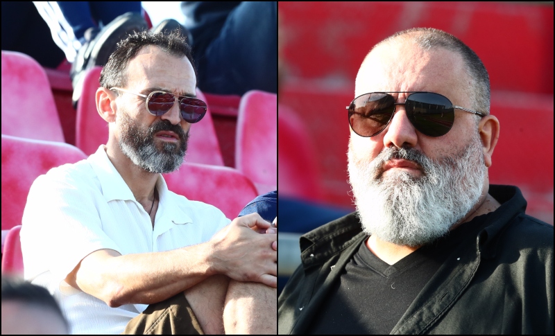 Παρακολουθούν το ντέρμπι αιωνίων... Νταμπίζας και Καραπαπάς