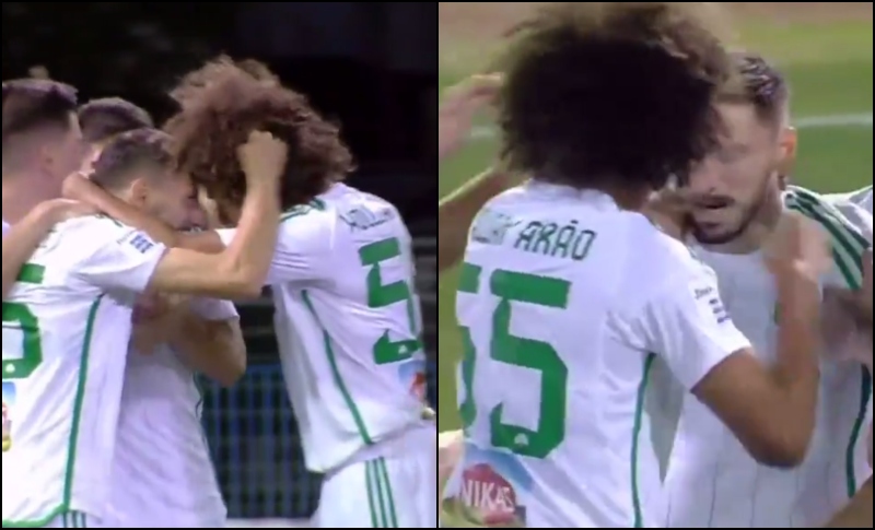 Λύθηκε η παρεξήγηση: Τα... βρήκαν Μλαντένοβιτς - Αράο, του τράβηξε το μαλλί ο Σέρβος! (vid)