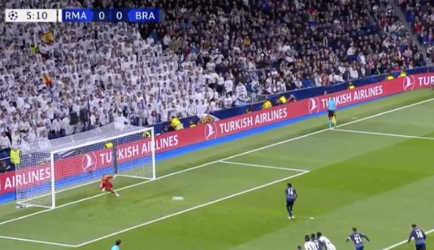 Η Μπράγκα έχασε πέναλτι μέσα στο «Μπερναμπέου» στο 5ο λεπτό! (vid)