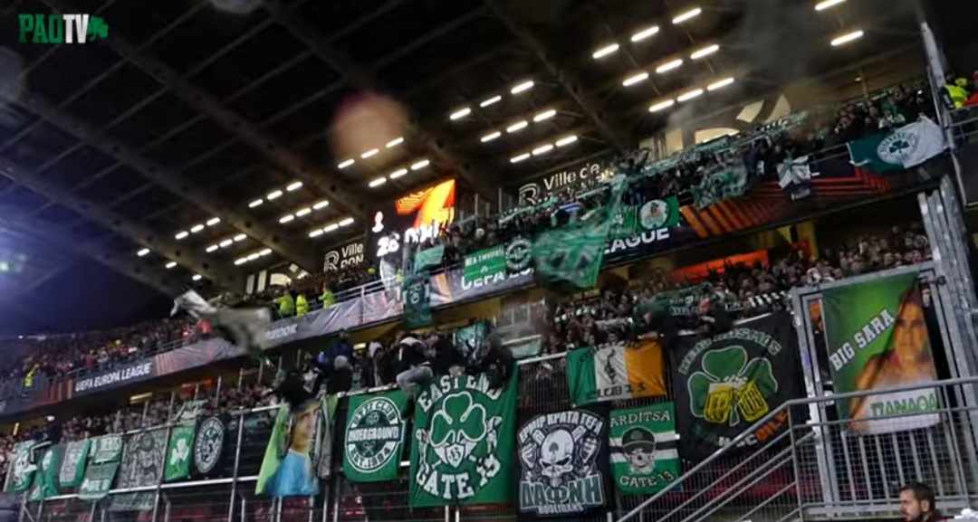 Παναθηναϊκός: Μαθήματα εξέδρας από τον κόσμο στη Γαλλία (vid)