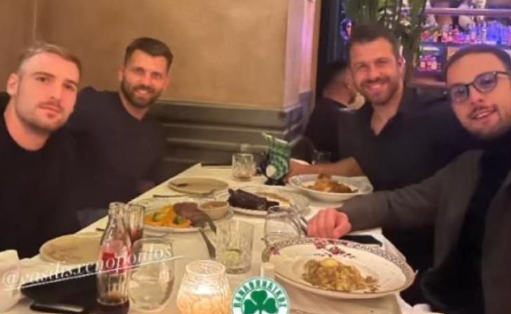 Παναθηναϊκός: Βγήκαν για φαγητό οι Μπρινιόλι, Λοντίγκιν και Ξενόπουλος