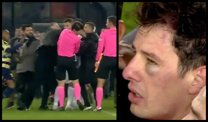 Πρόεδρος έριξε μπουνιά σε διαιτητή στον αγώνα των Χατζηγιοβάνη - Μακέντα! (vid)