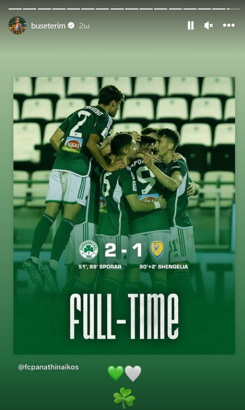 Πανηγυρική ανάρτηση από την Μπουσέ Τερίμ μετά τη νίκη του Παναθηναϊκού (pic)