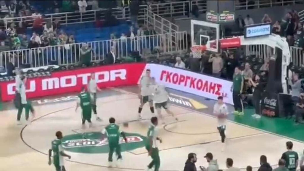 Παναθηναϊκός - Μονακό: Η προθέρμανση των πρασίνων (vid)