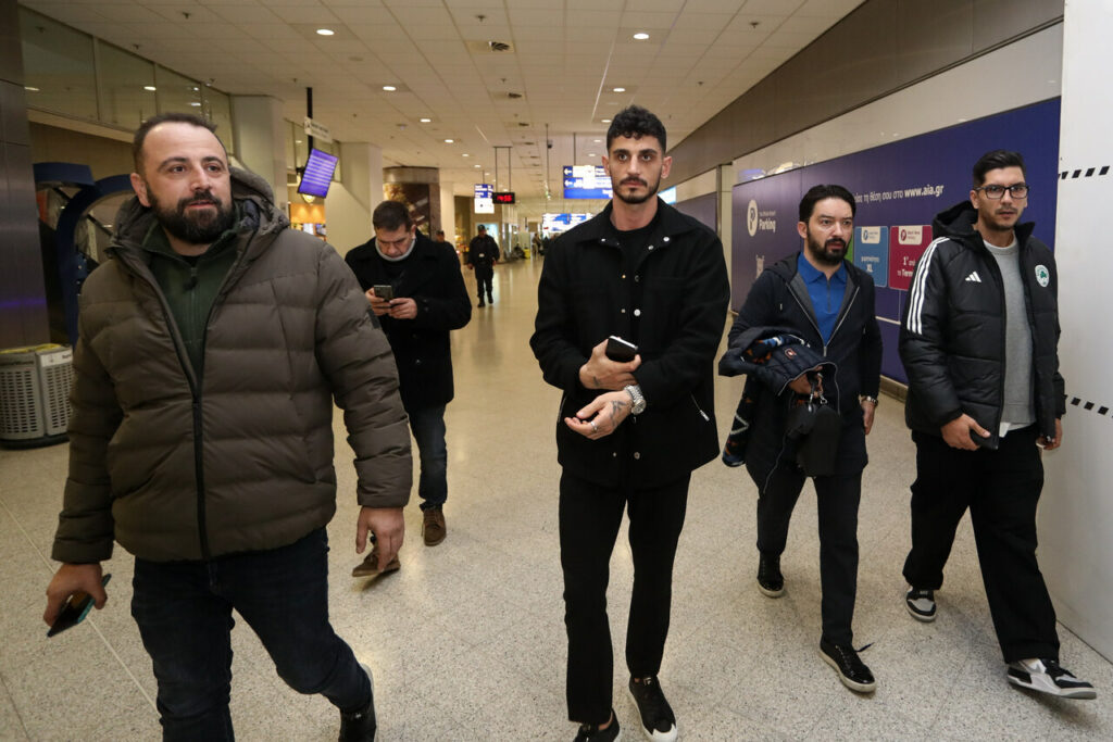 Παναθηναϊκός: Φωτογραφίες από την άφιξη του Ακαϊντίν