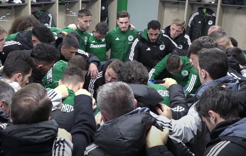 Παναθηναϊκός: Η πορωτική ομιλία του Σένκεφελντ πριν τον αγώνα με τον Αστέρα Τρίπολης (vid)