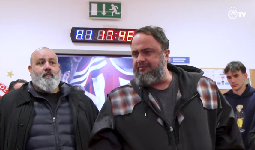 Μαρινάκης στην K19: «Να μας δώσετε εσείς τη χαρά που μας στέρησαν οι μεγαλύτεροι» (vid)