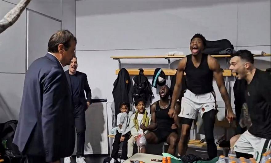 Παναθηναϊκός: Η ανακοίνωση Αταμάν στα αποδυτήρια και οι έξαλλοι πανηγυρισμοί