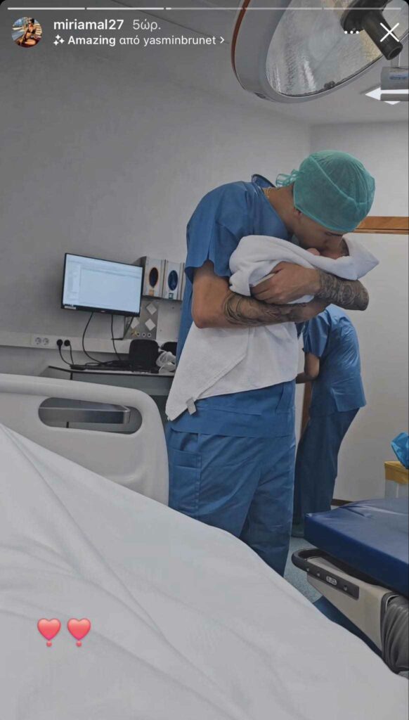 Παναθηναϊκός: Ο Αιτόρ αγκαλιά με τη νεογέννητη κόρη του (pic)