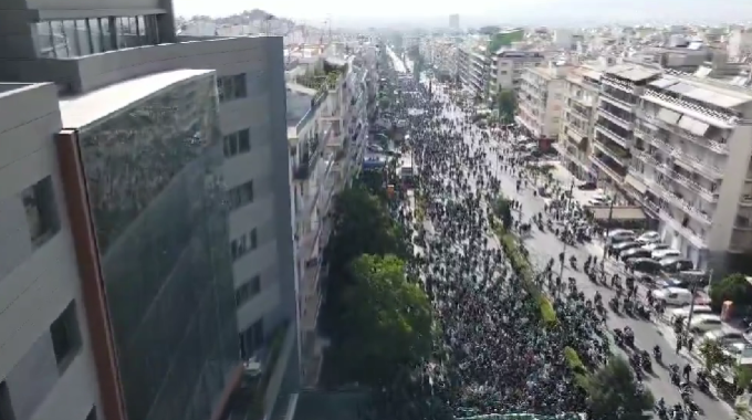 Παναθηναϊκός: Το αποκαλυπτικό βίντεο που δείχνει πόσο κόσμο είχε το συλλαλητήριο (vid)
