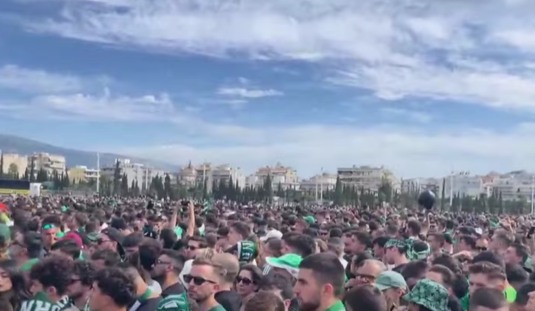 Πάνω από 70.000 οπαδοί στο ΟΑΚΑ: «Στη Βαρκελώνη θα είναι ωραία με το όγδοο παρέα!» (vid)