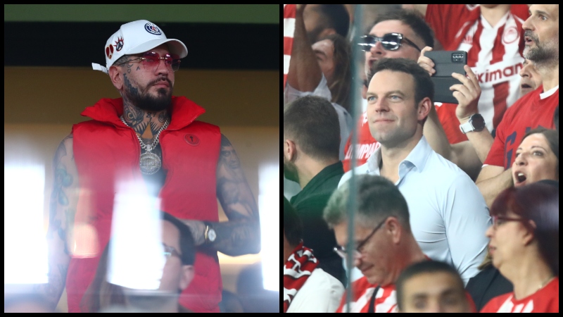 Κασσελάκης και Snik στην OPAP Arena για τον τελικό του Conference League
