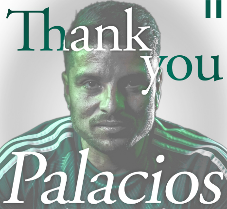 Τέλος ο Παλάσιος - Η επίσημη ανακοίνωση της ΠΑΕ Παναθηναϊκός