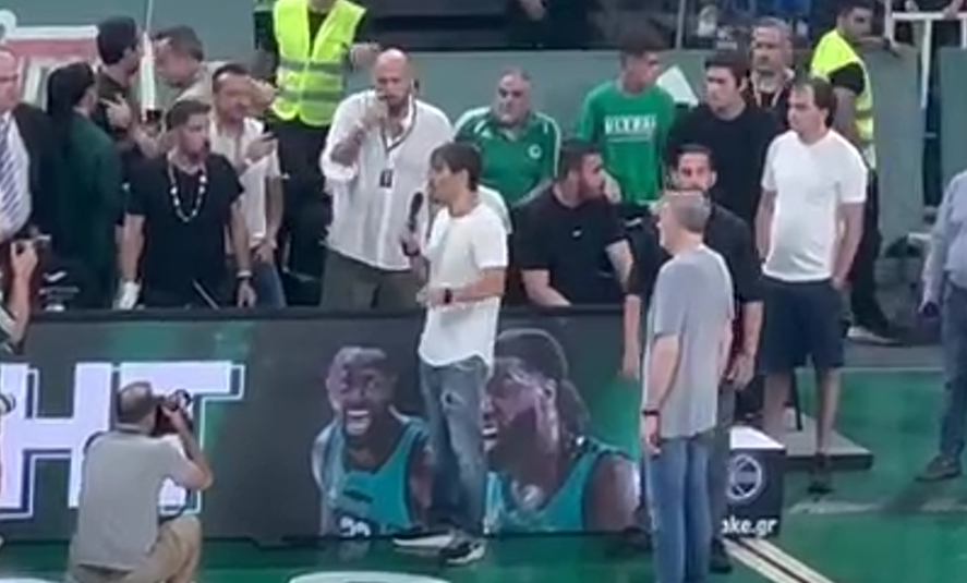 Πήρε μικρόφωνο στο ΟΑΚΑ ο Γιαννακόπουλος: «Ούτε ένα υβριστικό σύνθημα!» (vid)