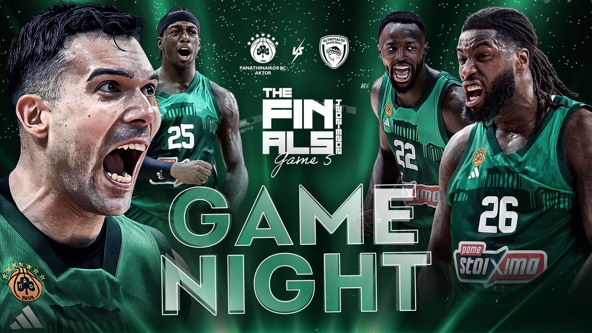 Παναθηναϊκός - Ολυμπιακός Live Streaming: Ζωντανά ο 5ος τελικός (14/6)