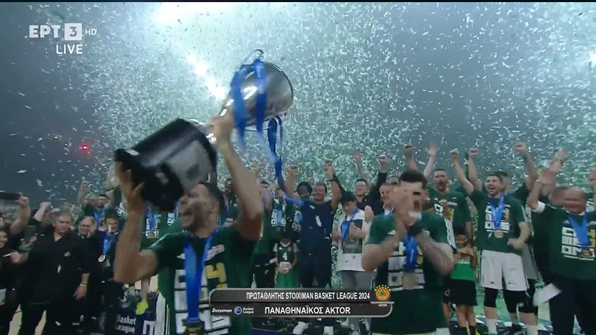 Πρωταθλητής Ελλάδας ο Παναθηναϊκός - Η απονομή στη μεγαλύτερη ομάδα της Ευρώπης (vids-pics)