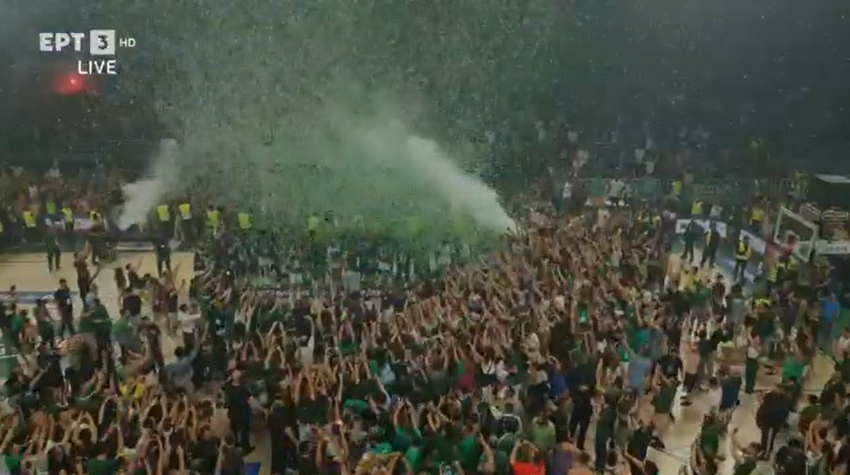 Πρωταθλητής Ελλάδας ο Παναθηναϊκός - Η απονομή στη μεγαλύτερη ομάδα της Ευρώπης (vids-pics)