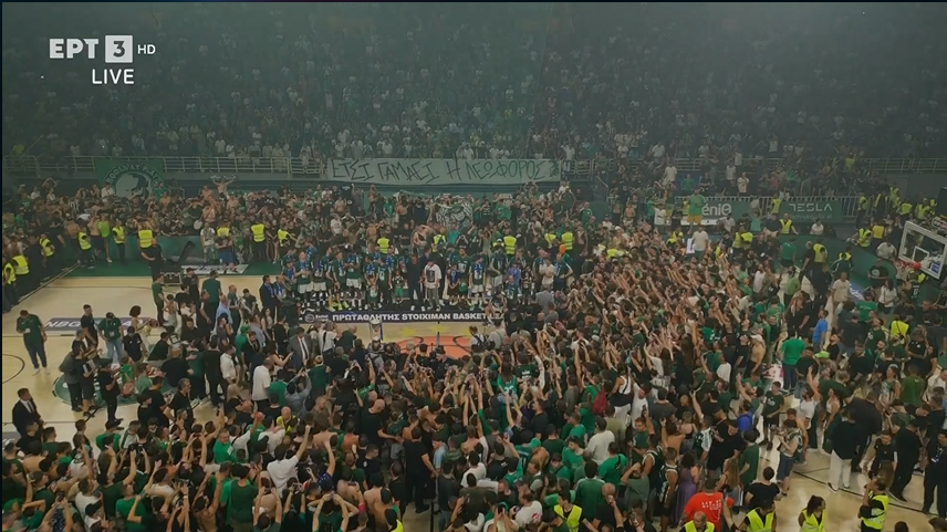 Πρωταθλητής Ελλάδας ο Παναθηναϊκός - Η απονομή στη μεγαλύτερη ομάδα της Ευρώπης (vids-pics)