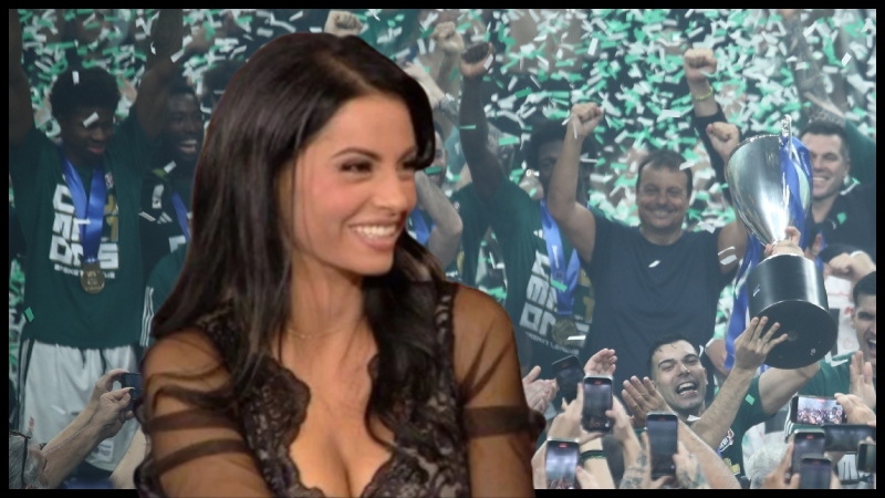 Ούρλιαξε για τον Παναθηναϊκό η Δήμητρα Αλεξανδράκη: «Το πήραμε!» (vid)