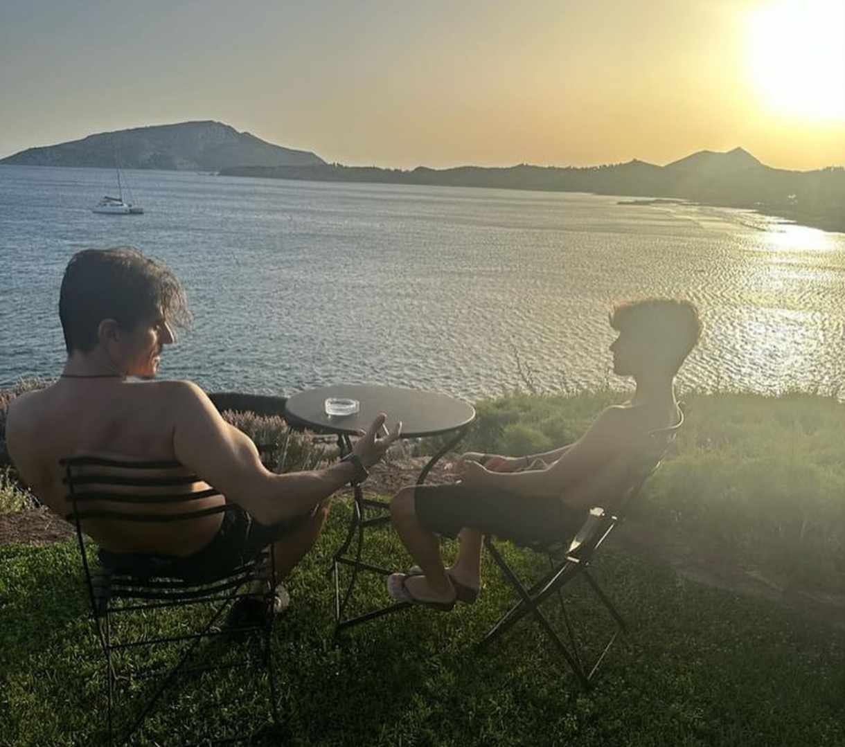 Δημήτρης και Παύλος Γιαννακόπουλος: Μαθήματα στο Σούνιο για Πατέρα και υιό! (pic)