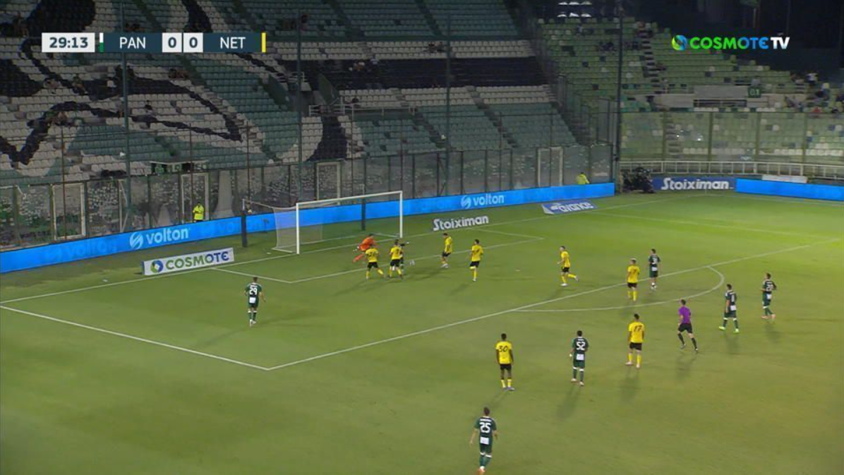 Παναθηναϊκός - Μακάμπι Νετάνια: 1-0 με Μαντσίνι -  Δείτε το γκολ