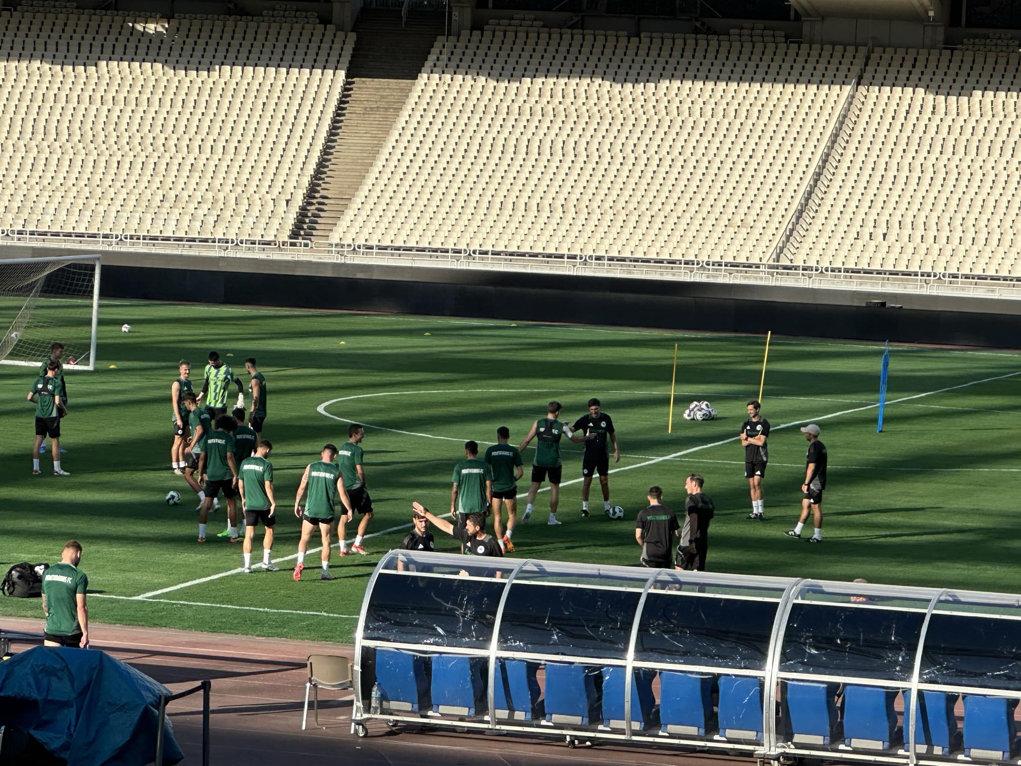 Ομιλία στους παίκτες και κόλπα Αλόνσο στο ΟΑΚΑ - Η τελευταία προπόνηση (pics-vid)