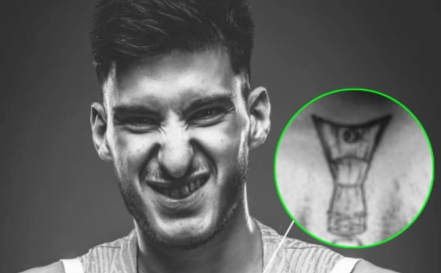 «Χτύπησε» τατουάζ το όνομά του με το τρόπαιο της Ευρωλίγκα ο Καλαϊτζάκης (pic)