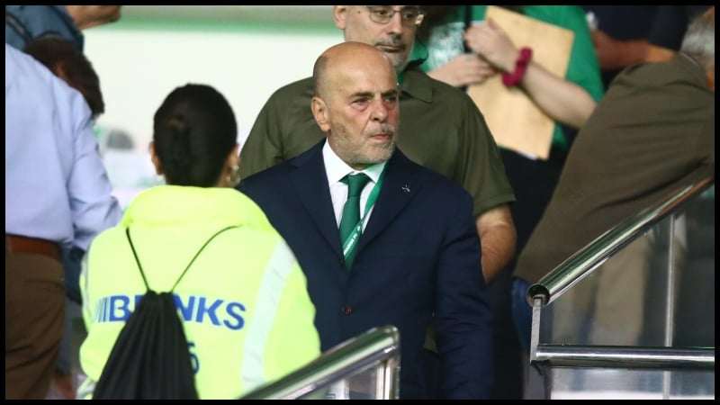 Παναθηναϊκός - Λανς: Στο ΟΑΚΑ ο Γιάννης Αλαφούζος - Σύνθημα από την εξέδρα