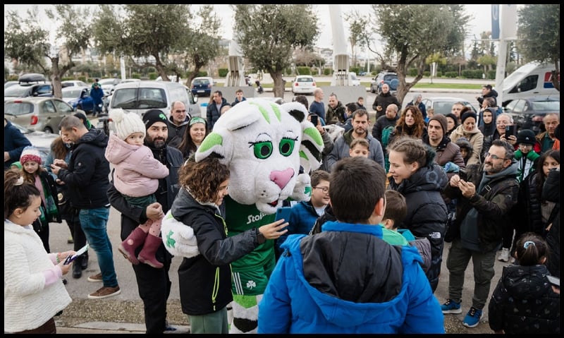 Με παιδικά χαμόγελα στο ΟΑΚΑ έκλεισε τη χρονιά ο Παναθηναϊκός