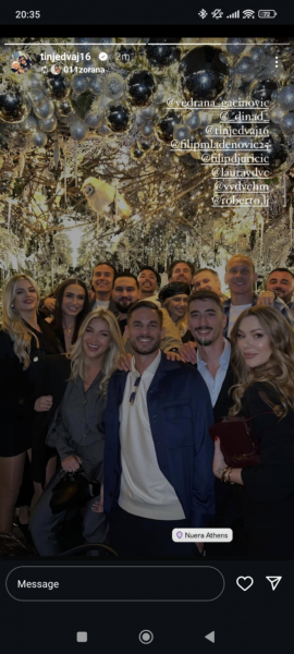 Παναθηναϊκός: Σέρβοι και Κροάτες γιόρτασαν μαζί την Πρωτοχρονιά (pic)