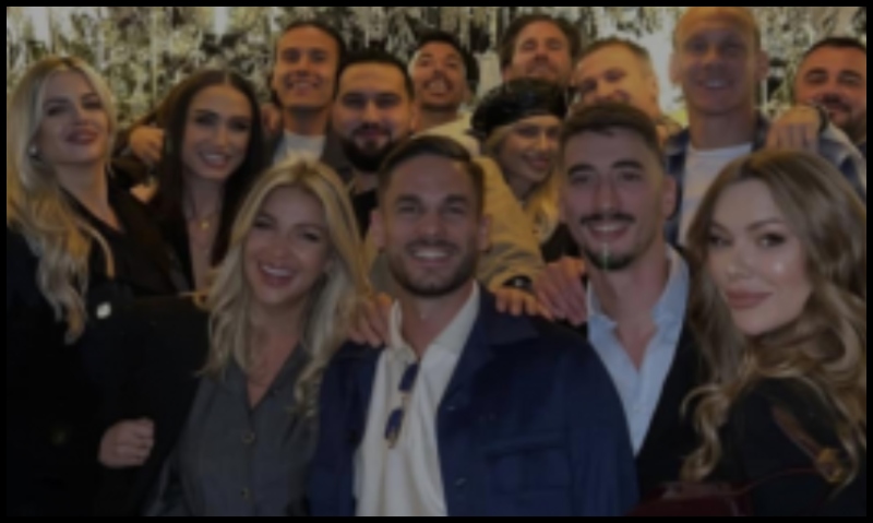 Παναθηναϊκός: Σέρβοι και Κροάτες γιόρτασαν μαζί την Πρωτοχρονιά (pic)