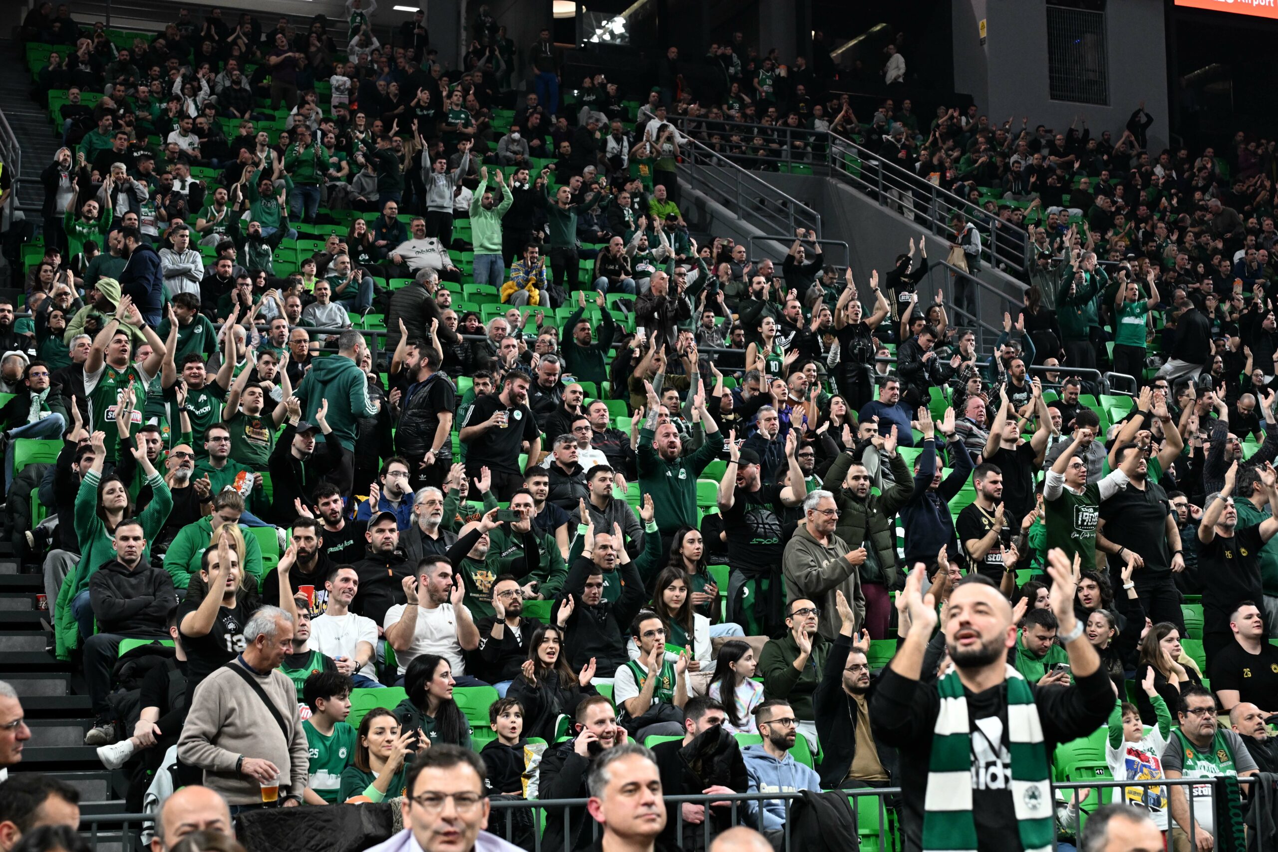 Παναθηναϊκός-Ζαλγκίρις: Τόσο κόσμο είχε το ΟΑΚΑ, η επίσημη καταμέτρηση