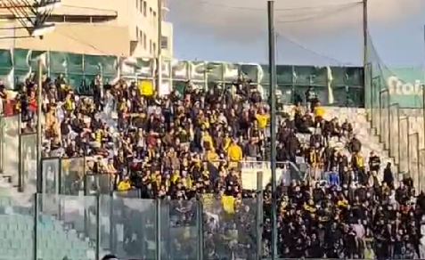 Στη Λεωφόρο οι οπαδοί του Άρη για τον αγώνα με την Καλλιθέα (vid)