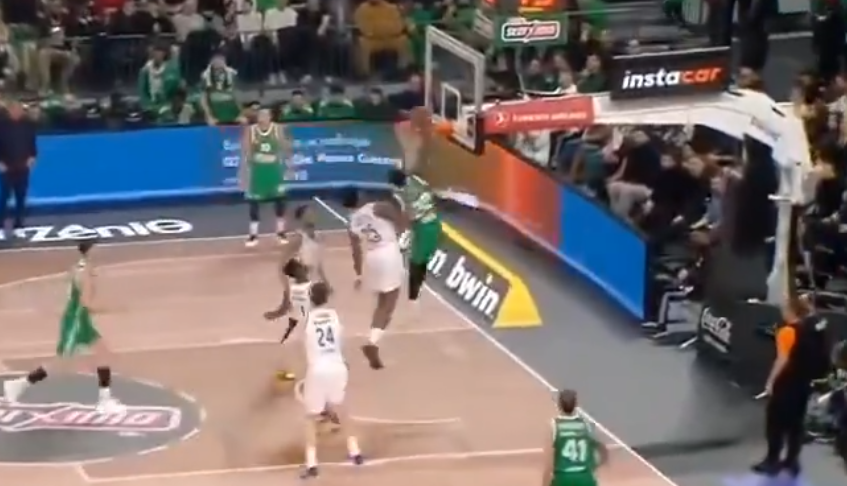 Παναθηναϊκός-Εφές: Αφηνιασμένος ο Γκραντ - Ηχηρό κάρφωμα! (vid)