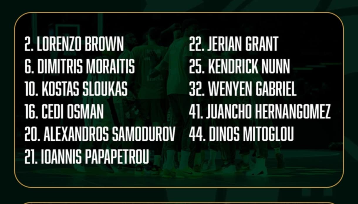 Επίσημο: Η... 11αδα του Παναθηναϊκού με το Περιστέρι - Το νέο πρόβλημα