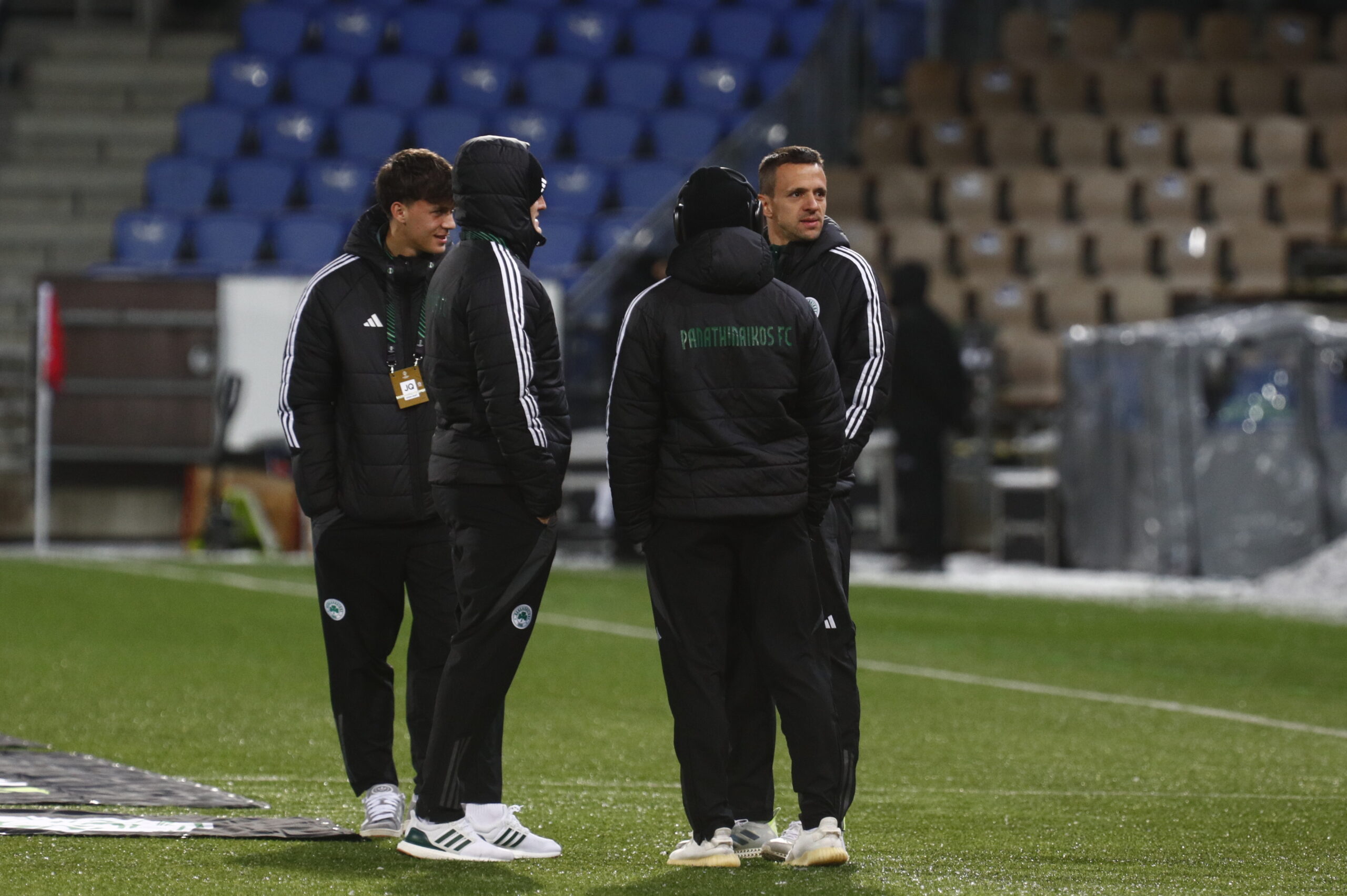 Βίκινγκουρ – Παναθηναϊκός: Οι πρώτες εικόνες, χιόνι σε μερικά σημεία (pics)