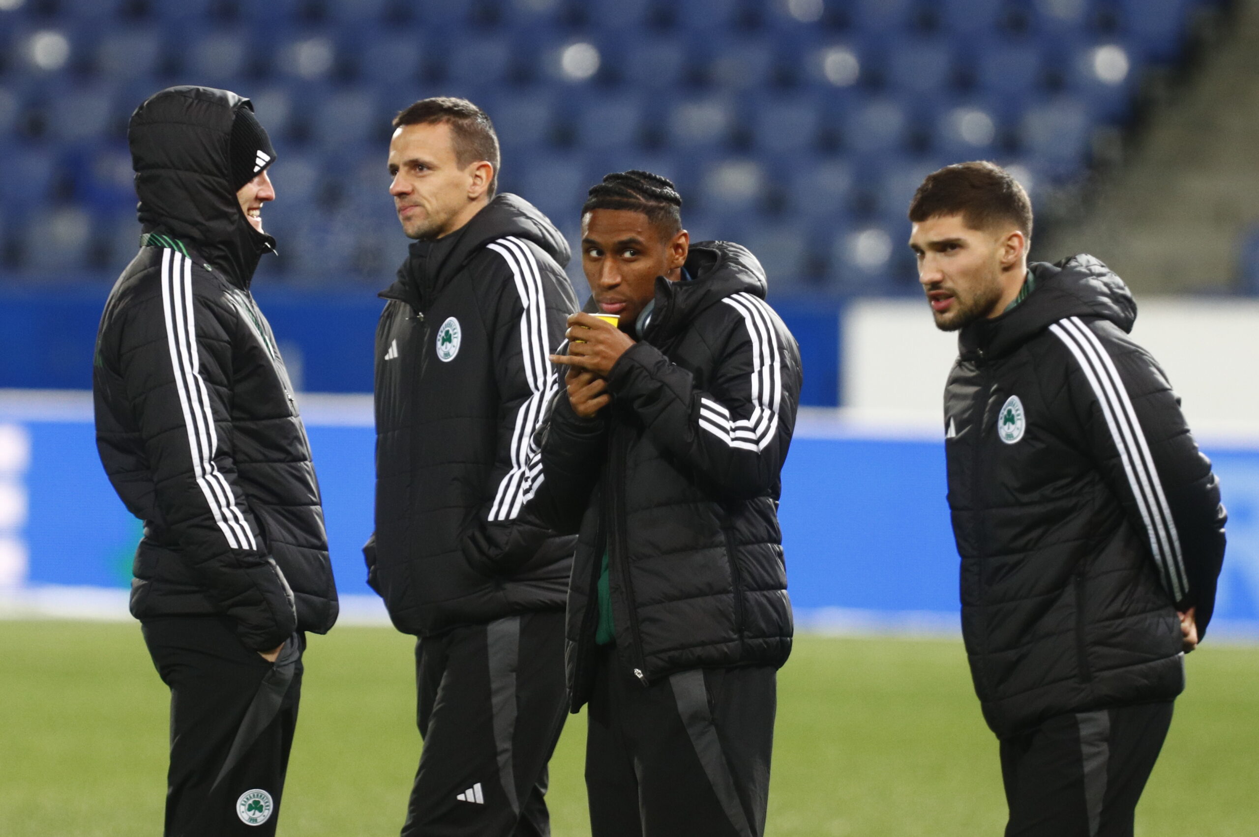 Βίκινγκουρ – Παναθηναϊκός: Οι πρώτες εικόνες, χιόνι σε μερικά σημεία (pics)