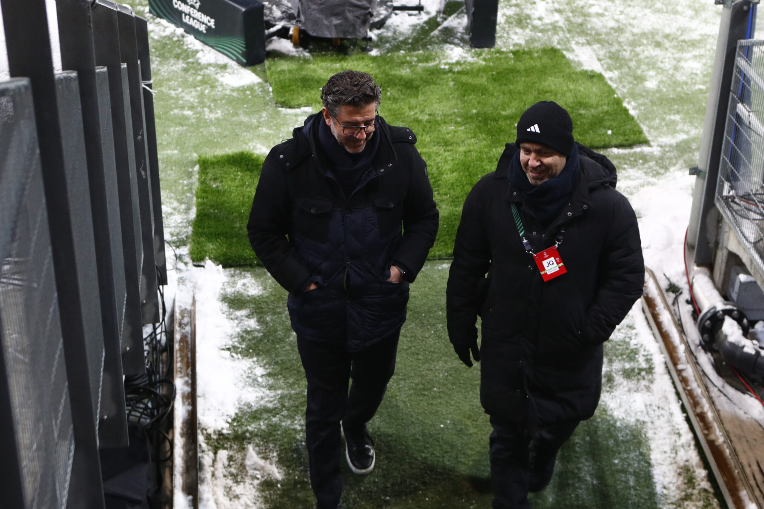 Βίκινγκουρ – Παναθηναϊκός: Οι πρώτες εικόνες, χιόνι σε μερικά σημεία (pics)