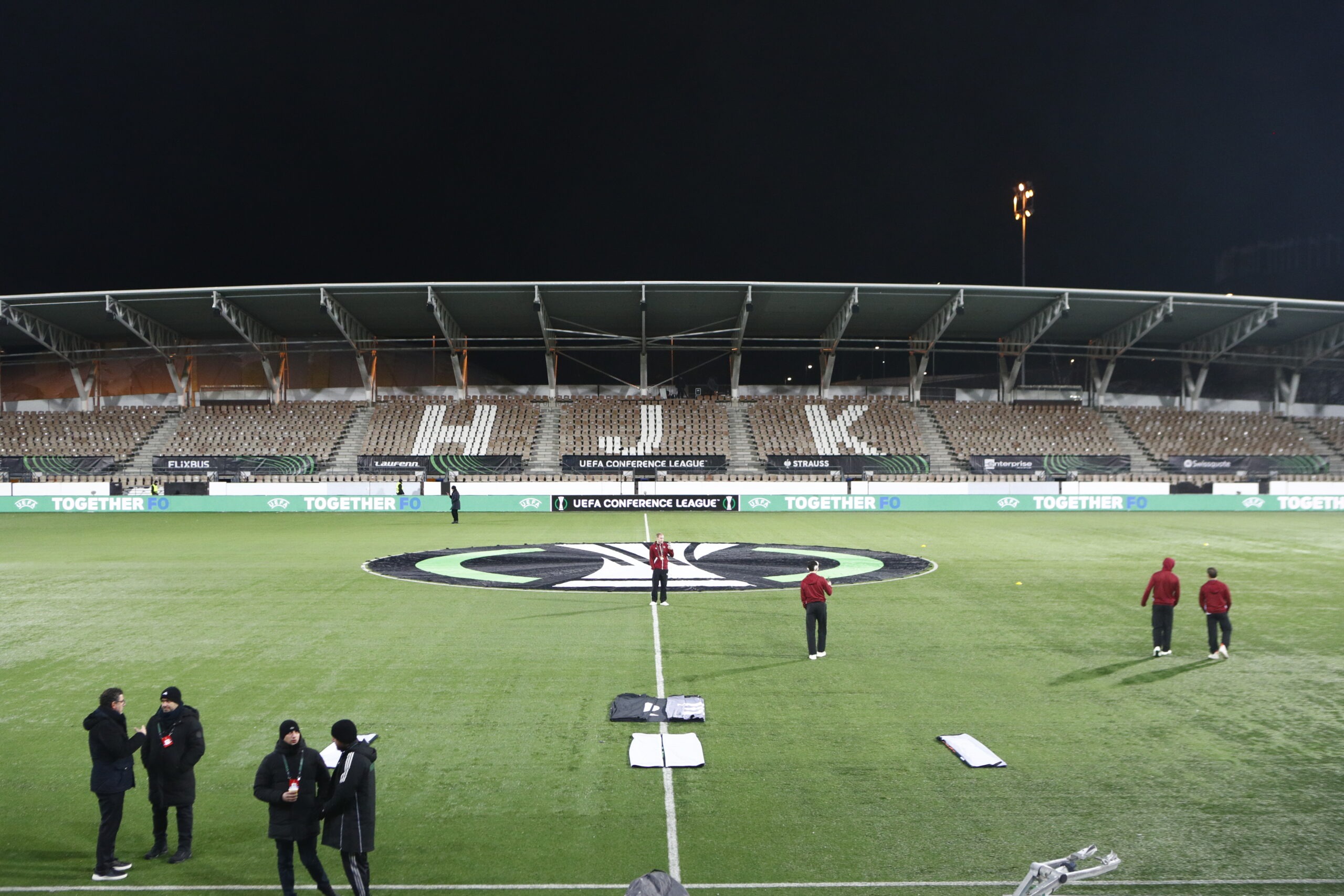 Βίκινγκουρ – Παναθηναϊκός: Οι πρώτες εικόνες, χιόνι σε μερικά σημεία (pics)