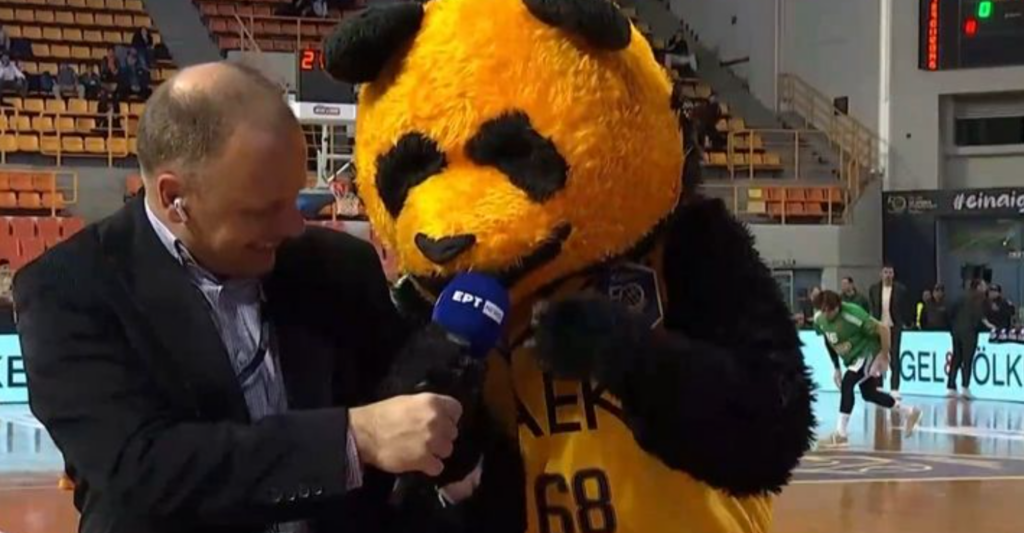 Προμηθέας - Παναθηναϊκός: «Ντου» από τη μασκότ της ΑΕΚ (vid)