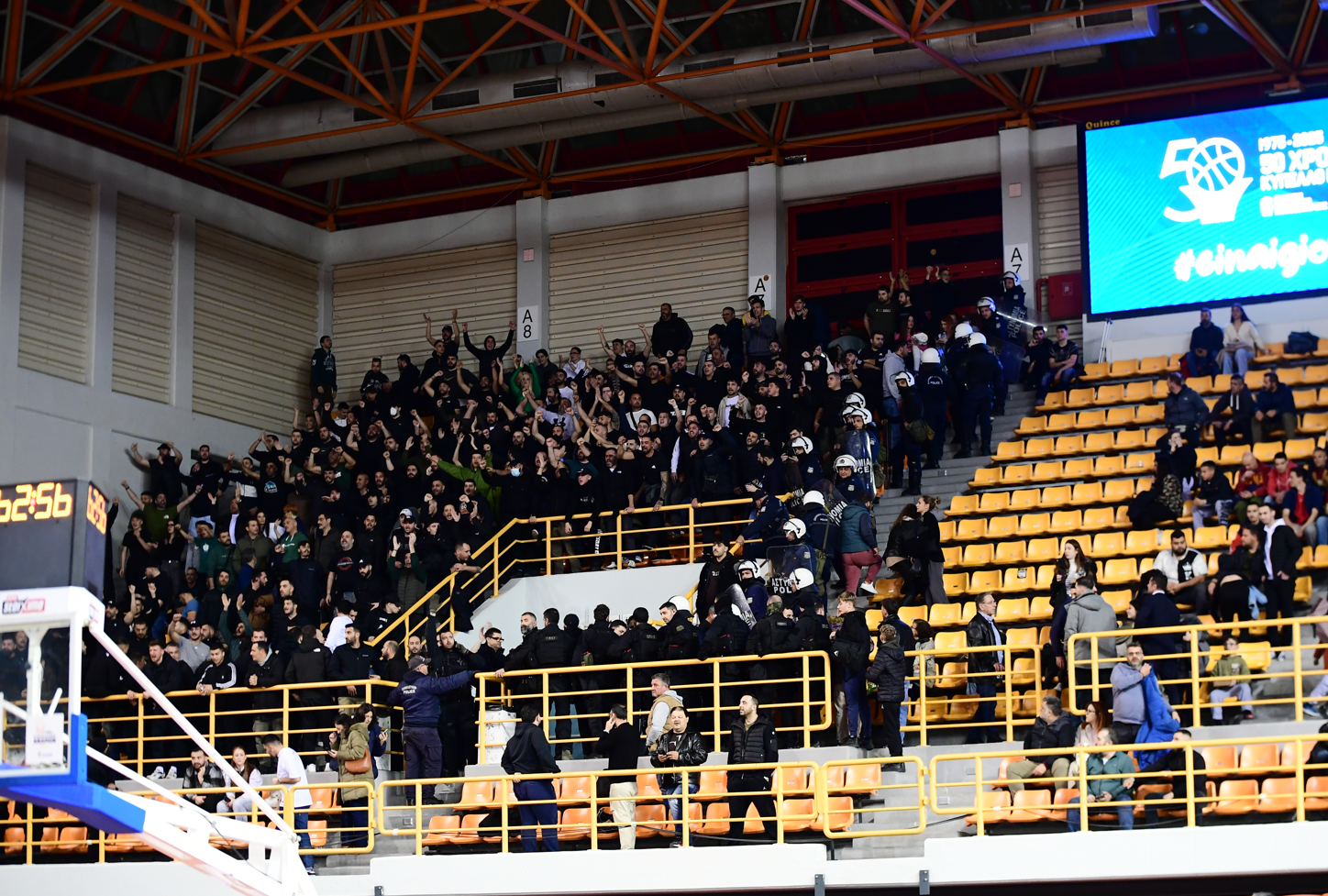 Παναθηναϊκός-Ολυμπιακός: Πλήθος οπαδών του Τριφυλλιού στον τελικό