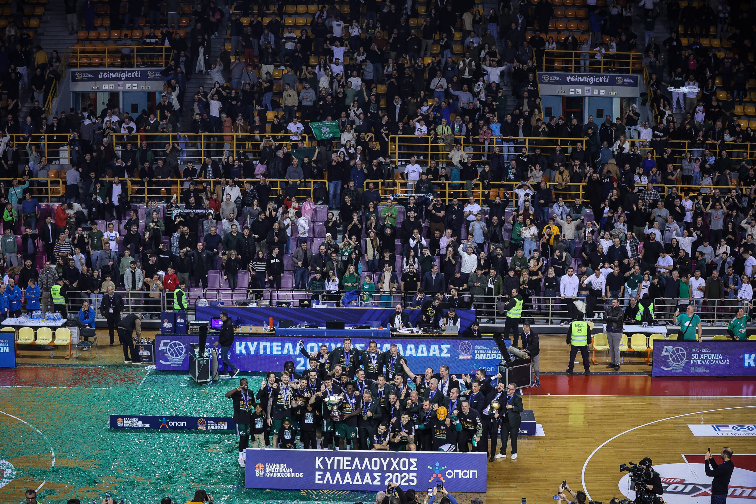 Διπλάσιο κόσμο είχε ο Παναθηναϊκός στον τελικό με τον Ολυμπιακό!