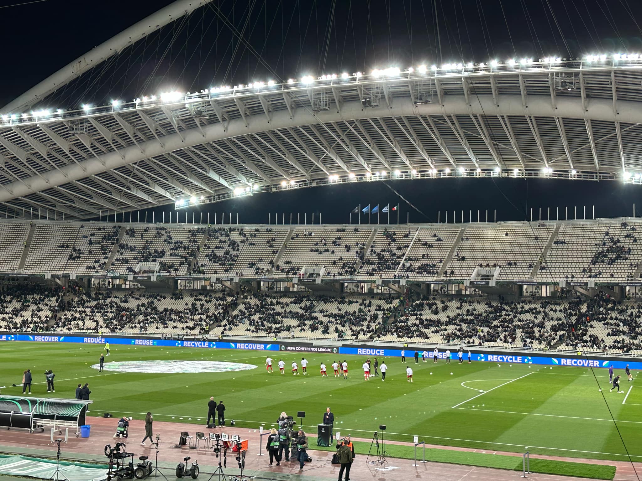 Παναθηναϊκός-Φιορεντίνα: Οι πρώτες εικόνες από το ΟΑΚΑ (pics)