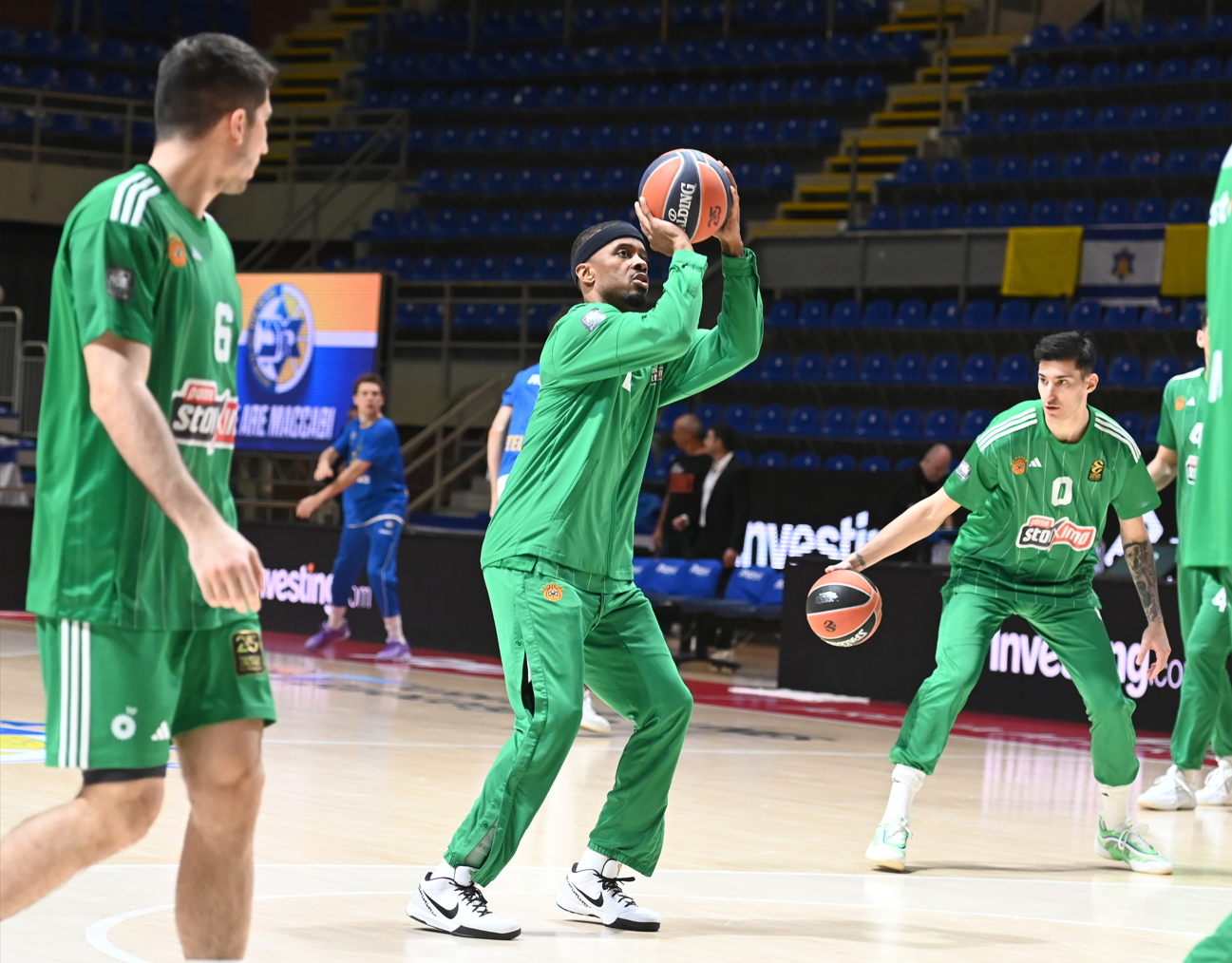 Μακάμπι-Παναθηναϊκός: Οι πόντοι των παικτών στο ημίχρονο (pic)