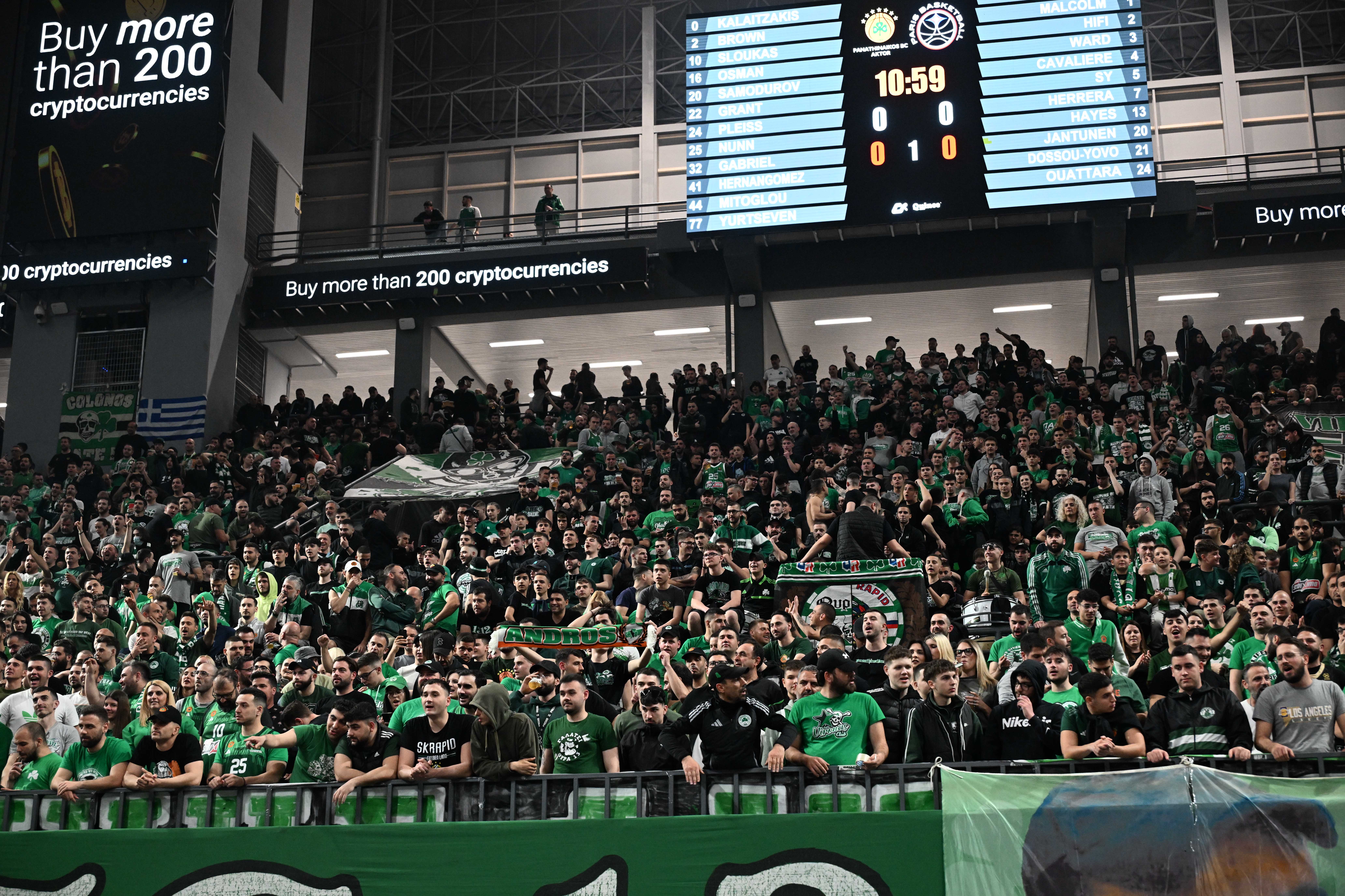 Παναθηναϊκός-Παρί: Τόσο κόσμο είχε το ΟΑΚΑ, η επίσημη καταμέτρηση